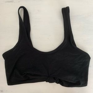 Black Knotted Bralette Bra Victoria’s Secret Small